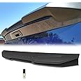 Truck Tailgate Spoiler Cover Compatible with 2009-2021 D0DGE Ram 1500 2500 3500 Rear Spoiler Wing Matte Black