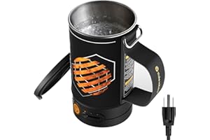 Electric Kettle, Multi-Functional Portable Travel Water Boiler Cooker, 16 oz Electric Kettle for Coffee, Cooking, Popcorn Mak