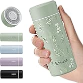 【Upgraded】Exllena Small Insulated Water Bottle 8 oz/250ml– Mini Insulated Water Bottle for Hot & Cold Drinks, Perfect Small Water Bottle for Travel, Purse...(Floral)