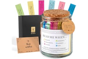 ABUDEHUANDA Christian Birthday Gifts for Women, Bible Verse Jar – Unique Inspirational Gift for Mom, Wife, Her – Graduation, Mothers Day, Christmas Present