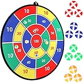 Toys Gifts for Kids Boys Daughter Son Birthday 29" Large Dart Board for Kids, Double-Sided Kids Dart Board with Sticky Balls, Indoor Sports & Outdoors Fun Party Play Games Toys