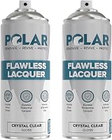 Polar Clear Gloss Flawless Lacquer Spray 2 x 13.5 fl oz Clear Coat