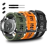 ZPJPPLX 22mm Quickfit Band Compatible with Garmin Fenix 8/7/6 epix Pro,Silicone Wrist Strap for Fenix E/5 Plus/5/tactix quatix 8 7 pro/Forerunner 970/965/955/Descent G2 G1/Approach S70/S62/S60 47mm