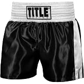 Title Boxing Professional Women&rsquo;s Satin Striped Boxing Trunks