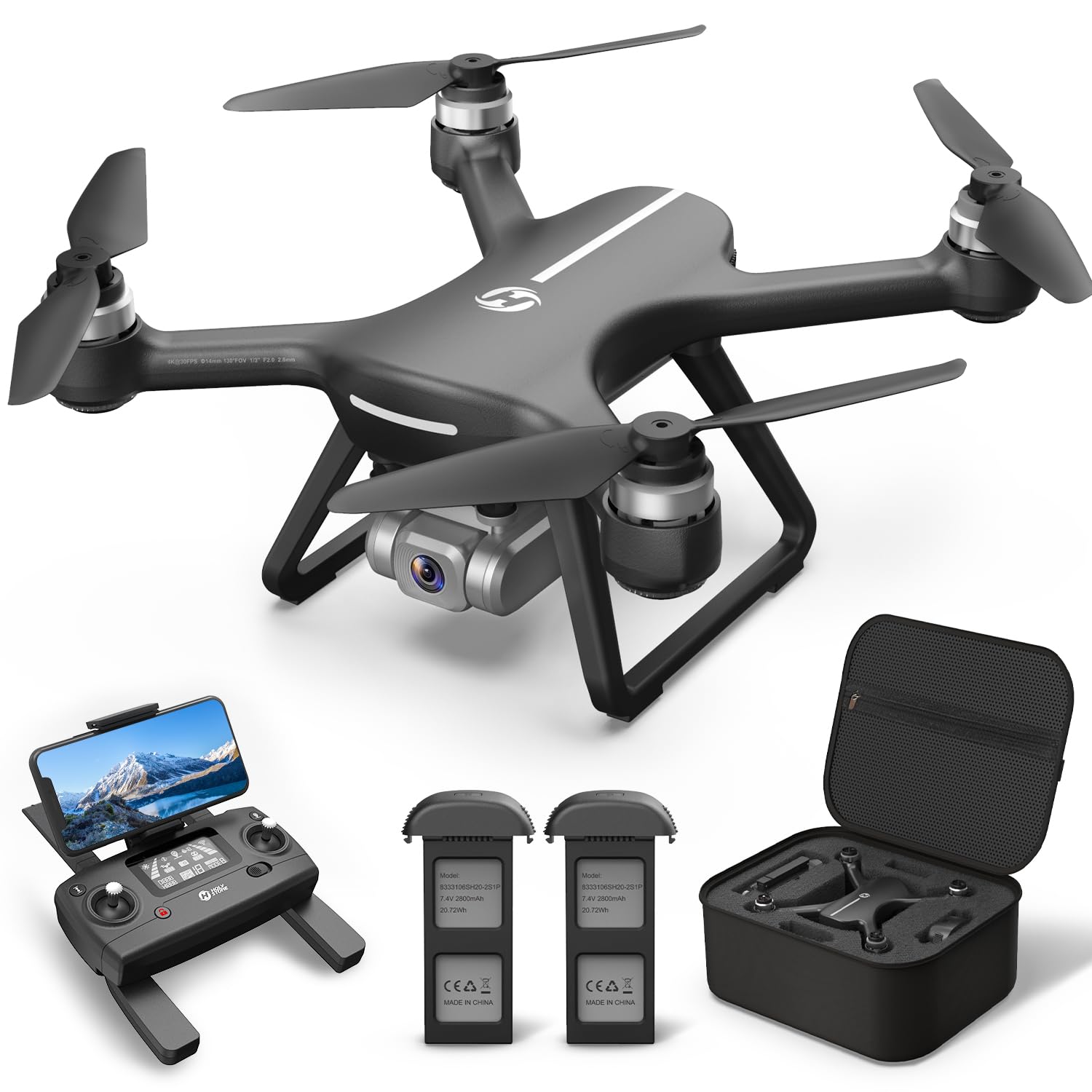 Holy Stone HS700E Drone with Extra Battery in Oman Whizz
