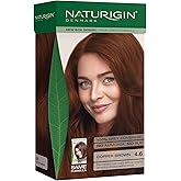 Naturigin Permanent Hair Color, 4.6 Copper Brown, Ammonia Free, 100% Gray Coverage, Nourishing Natural Formula, For All Hair Types, Long-Lasting, Vegan & Cruelty-Free, 1 Pack