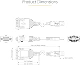 StarTech USB to Serial Adapter 3ft DB9 RS232 Prolific PL2303GT Windows Mac view 7
