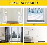 fowong Draft Excluder for Doors 87 x 10 cm Heavy Duty Grey view 5