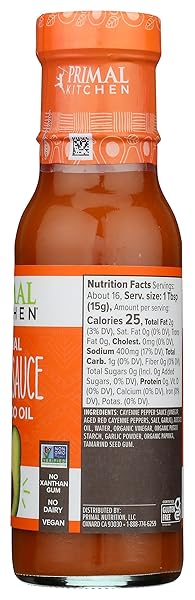 PRIMAL KITCHEN NO DAIRY BUFFALO SAUCE, 8.5 OZ