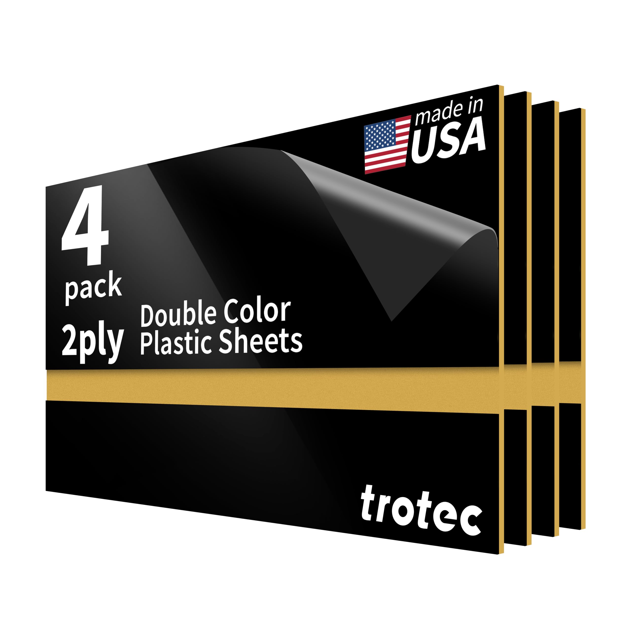 Trotec TroLase | 12"x24"x1/16", 4 Pcs | Gloss