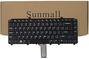 SUNMALL Keyboard Replacement Compatible with Dell Inspiron 1545 1525 1420 Laptop US Black