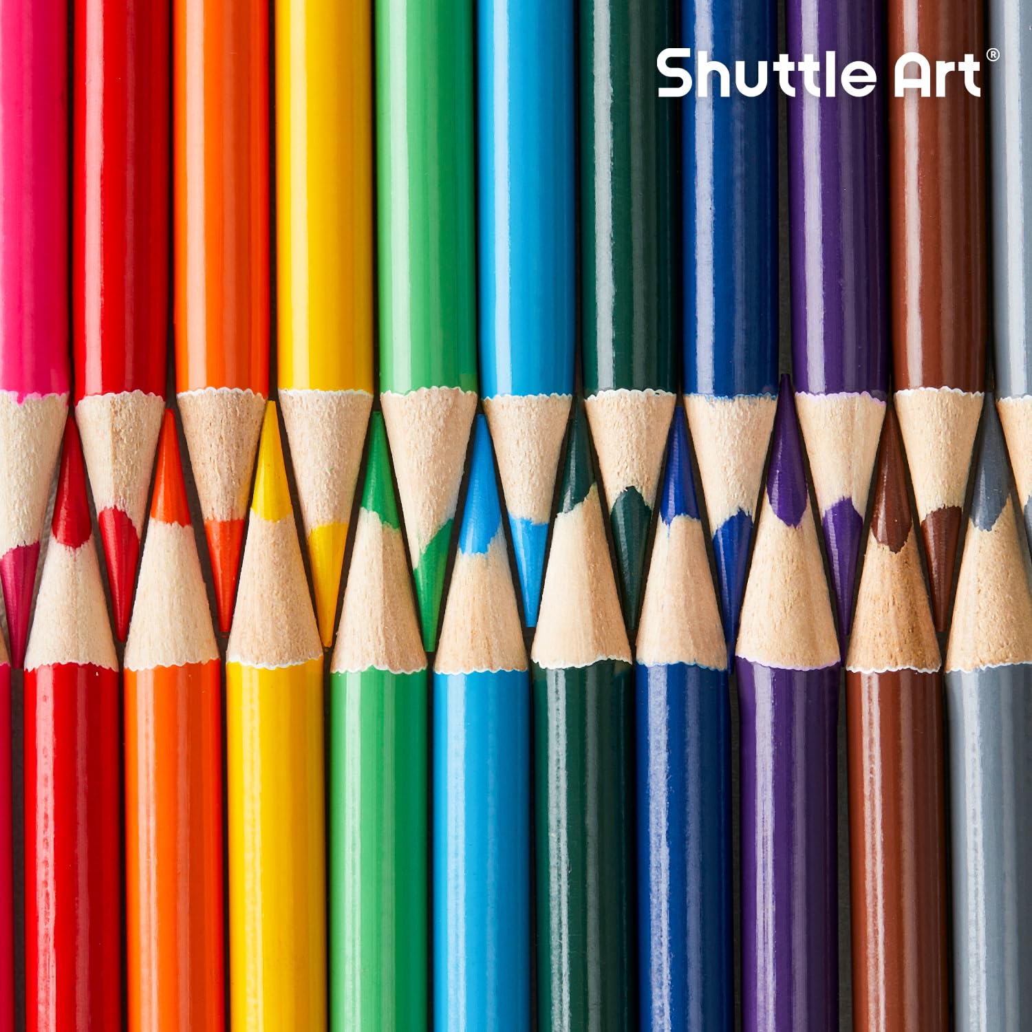 Shuttle Art 720 Colored Pencils Bulk, 12 Vibrant Colors, Pack of 60, Pre-sharpened Coloring Pencils, Wood Colored Pencil for Kids Teachers, Classroom Essentials, Back to School Supplies