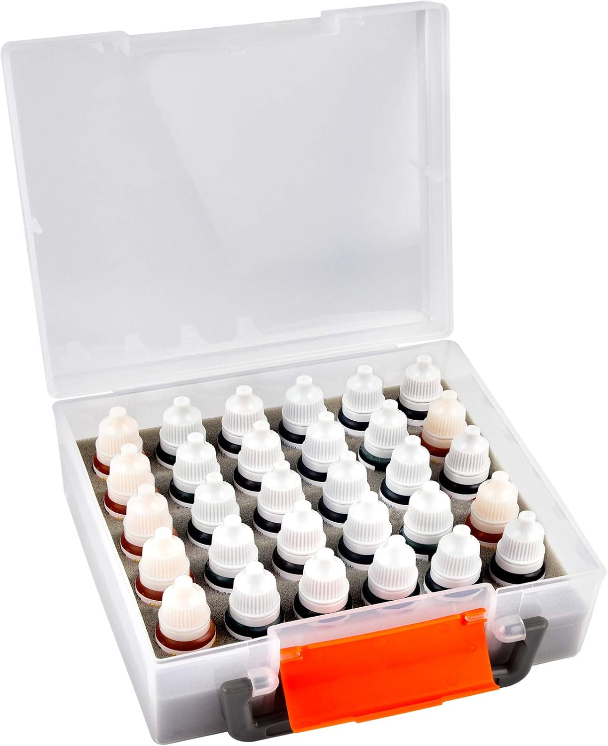 Food Coloring Bottle Storage Organizer Case Compatible with Cake Food Coloring Set, Food Grade Vibrant Liquid Dye Container Box Holds 30 Bottles