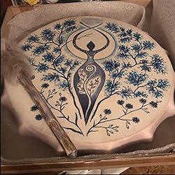 FIRLAR Shaman Drum,10 Inch Hand Drum With Drum