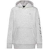 Tommy Hilfiger boys Long Sleeve Fleece Pullover Hoodie