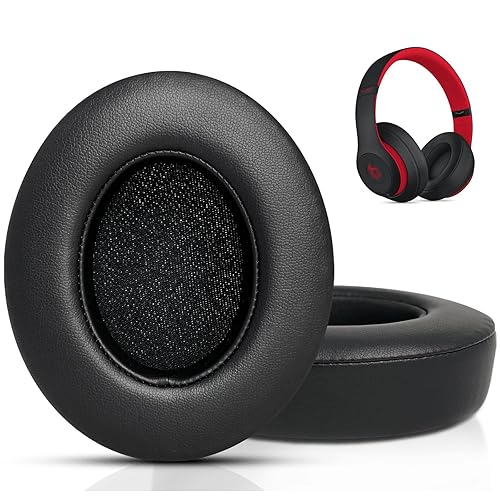 GVOEARS Replacement Ear Pads for Beats Studio 3, Earpad Cushions for Beats  Studio Wired Wireless Over Ear Headphones with Memory Foam Strong