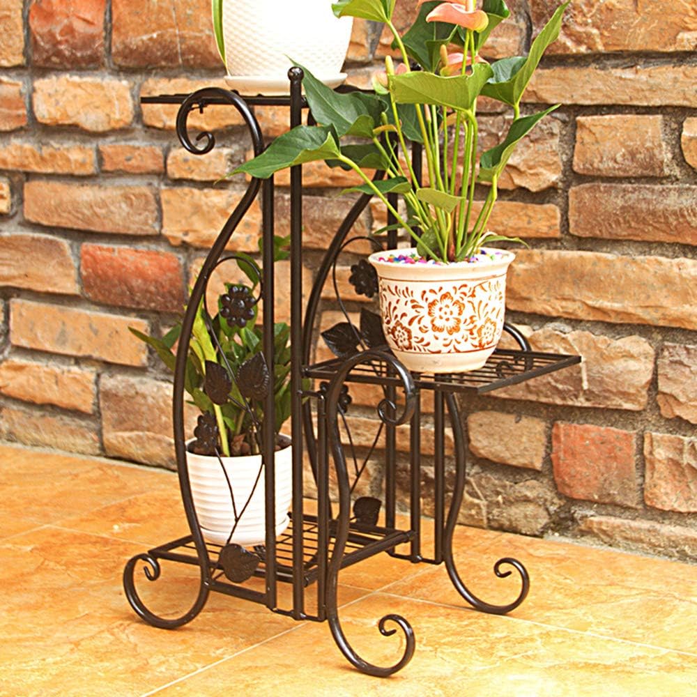 Portable Metal Plant Stand, Multifunctional