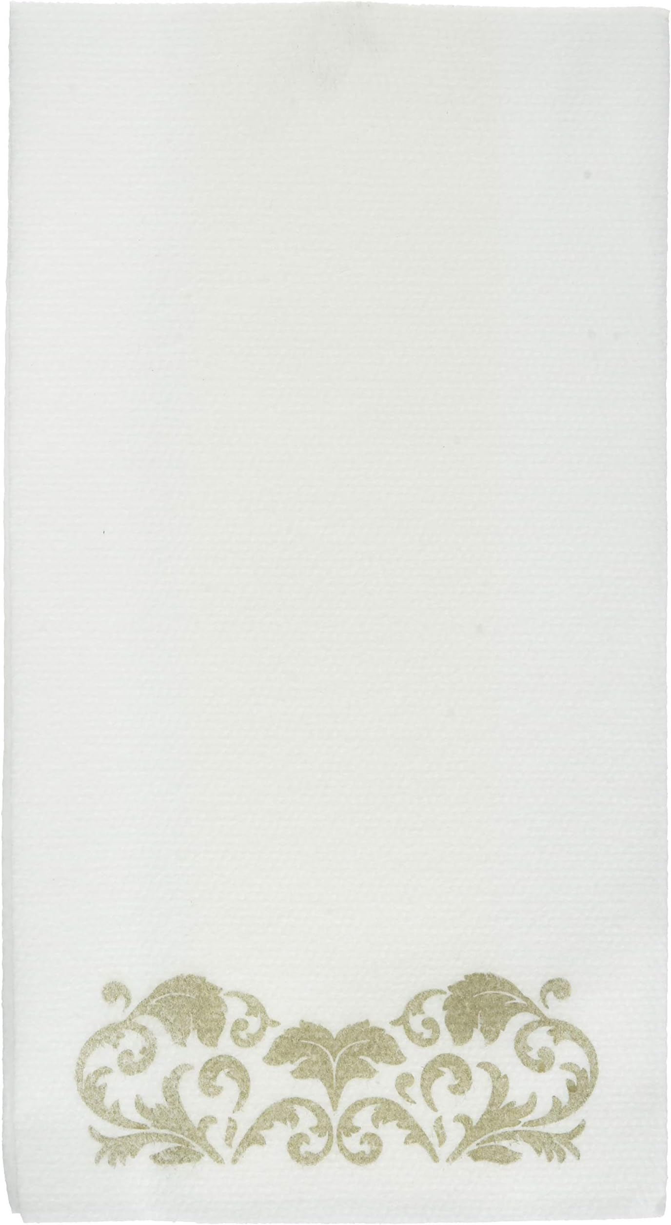 California Guest Towels 12-Inch-by-17-Inch Linen Disposable Hand Napkins, Gold (250 Pack)
