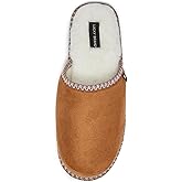 Lucky Brand Memory Foam Rubber Sole Scuff Bedroom Slipper - Soft Comfy Men's Slippers - Indoor/Outdoor Mens House Slippers