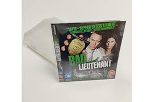 PANMER Blu-Ray Replacement Case Sleeve Clear Plastic with Flap 10/25/50/100 (Pack of 50)