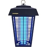 Flowtron Bug Zapper, 1.5 Acre Outdoor, Two 40W UV Bulb, 5600V Zap, Black | Protects yards and wooded areas - octenol lure attracts and helps eliminate mosquitoes, flies, and gnats - UL listed