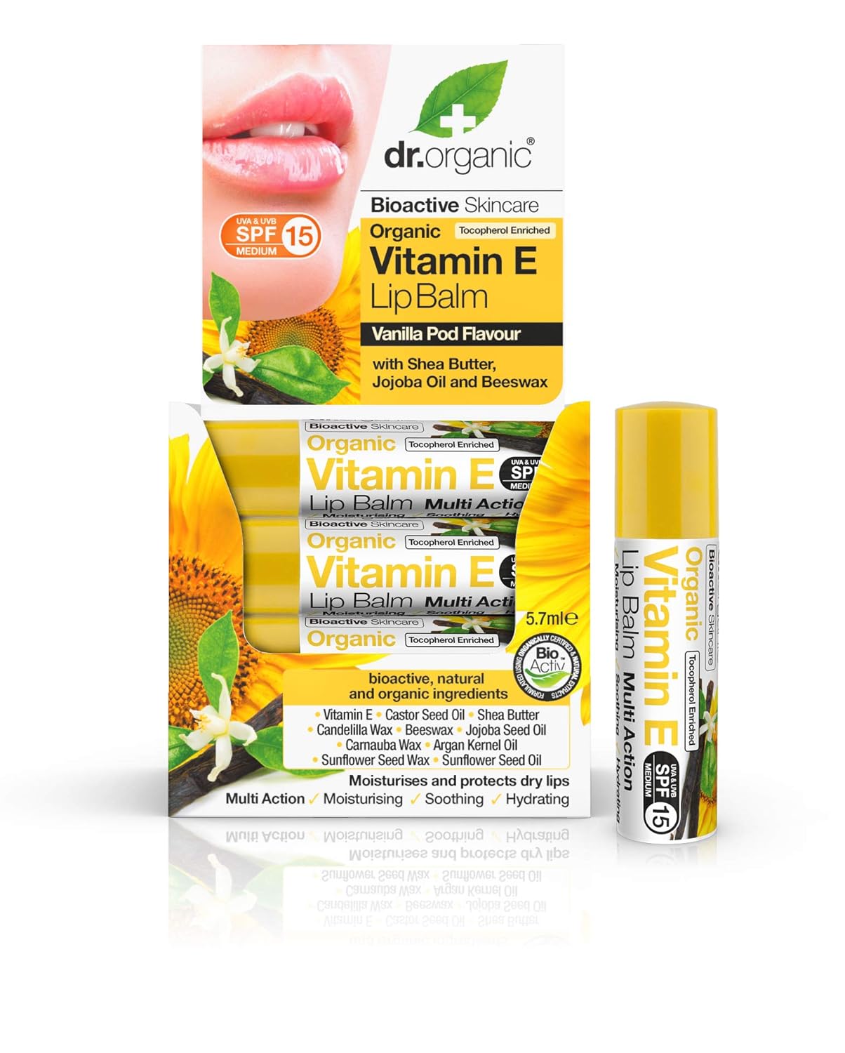 Vitamin E SPF 15 Lip Balm, 5.7ml Amazon.in Health