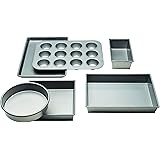 Chicago Metallic Commercial II Non-Stick 6-Piece Bakeware Set, Silver