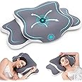 Delyoly Cervical Neck Pillow for Sleeping - Memory Foam Contour Pillow for Neck Pain Relief, Ergonomic Support for Side and B