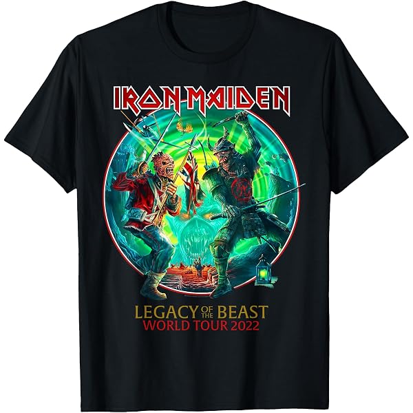 Amazon.com: Iron Maiden Legacy of The Beast World Tour 2022 T