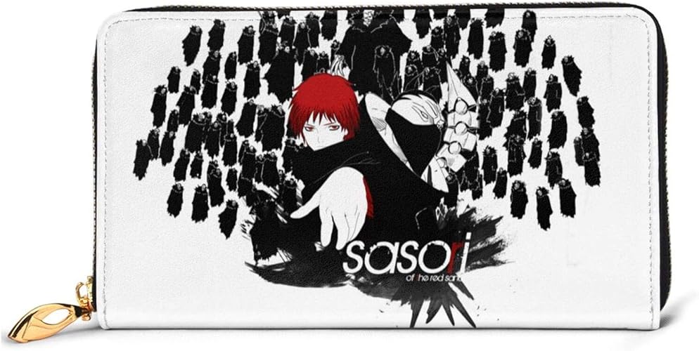 Amazon アニメナルトさそり 財布 メンズ 小銭入れ カード ウォレット 本革 長財布 多機能 大容量 収納 現金 カード カードケース コインケース 仕分け 男女通用 おしゃれ レザー ウンドファスナーウォレット Haigafew シューズ バッグ