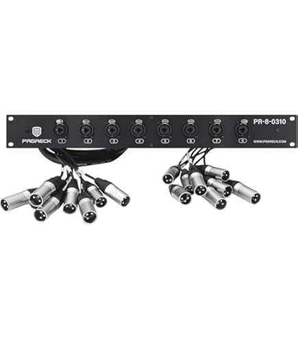 Amazon.com: Mamba 16XDB - 16 XLR Combo ל-2 DB25 Audio Patch Bay