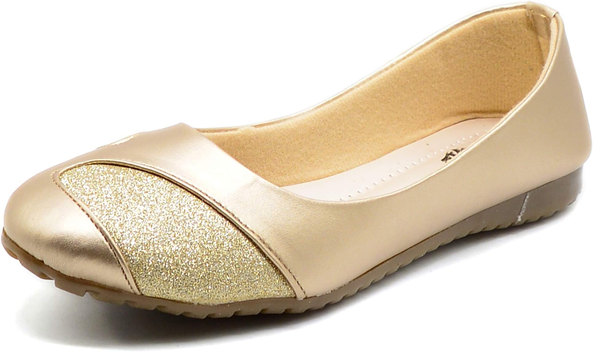 Midsole Women's Gun Metal Embellished Ballerinas | Flat Shoes | Bellies | Belly Shoes- (FT6010C)