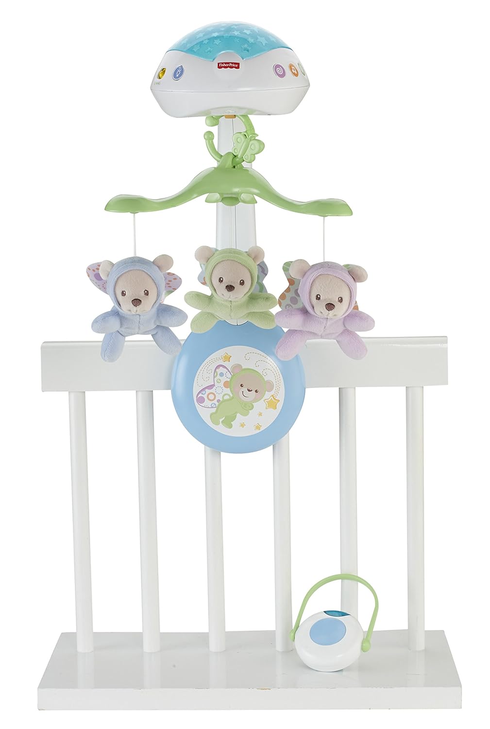 Fisher Price Mobile Butterfly Projection Baby Boy Girl Toy Crib Cot