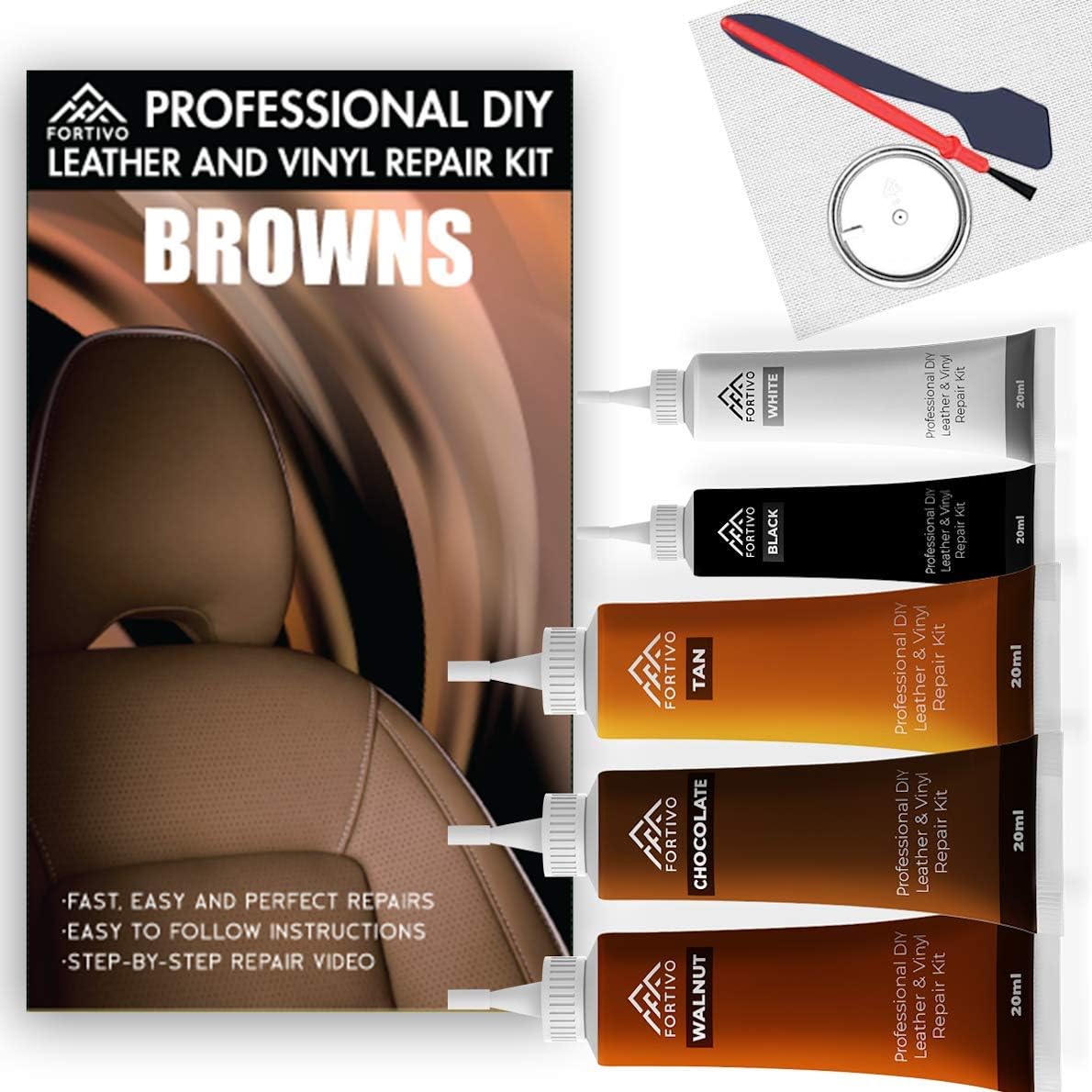 Leather Repair Kits for Couches Brown Vinyl Repair Kit, Leather Repair