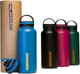 Polar Gear 1 Litre Vacuum Insulated Bottle Blue 12H Hot 24H Cold view 8