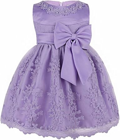amazon purple flower girl dresses