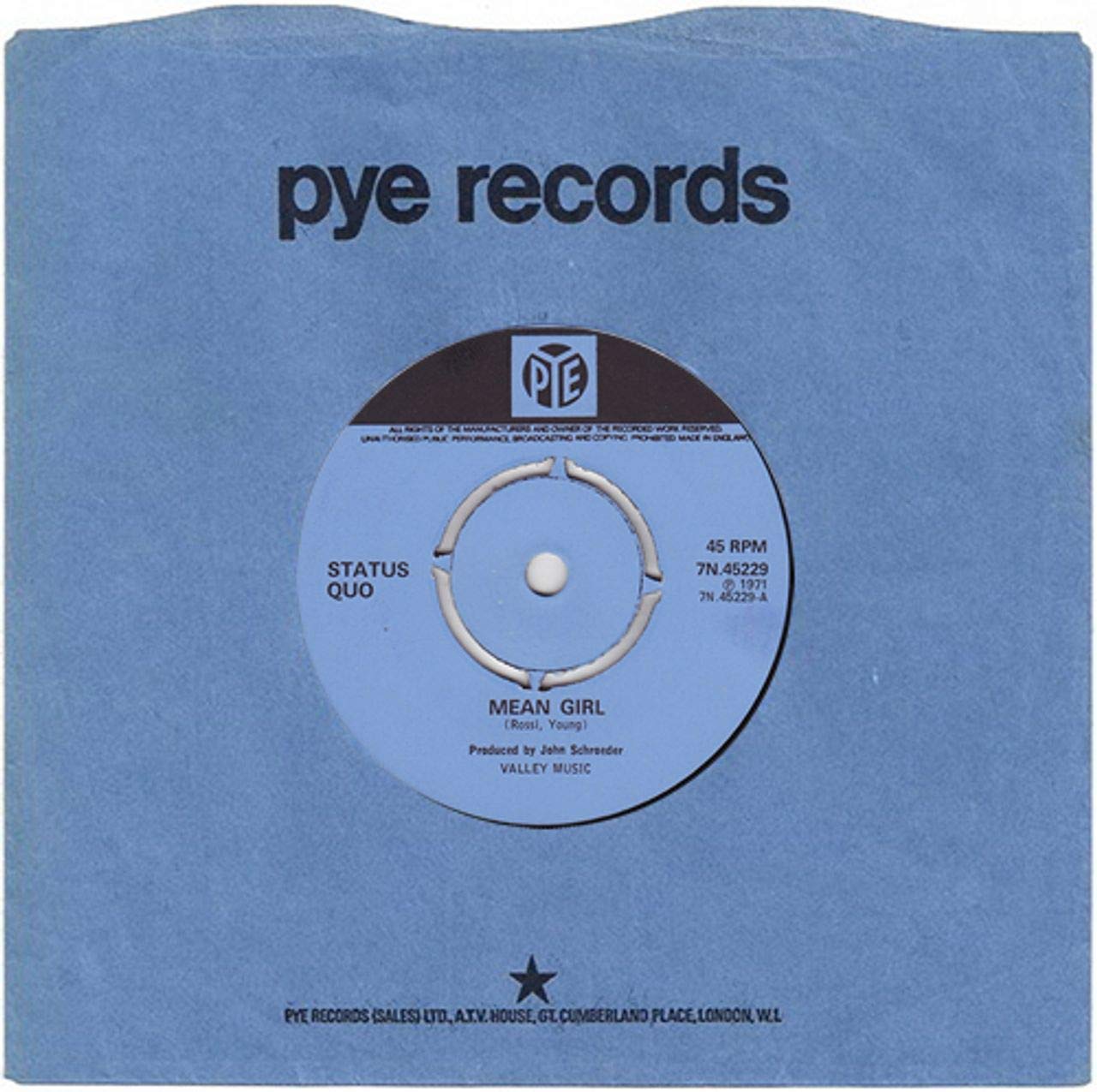 Status Quo Mean Girl Music
