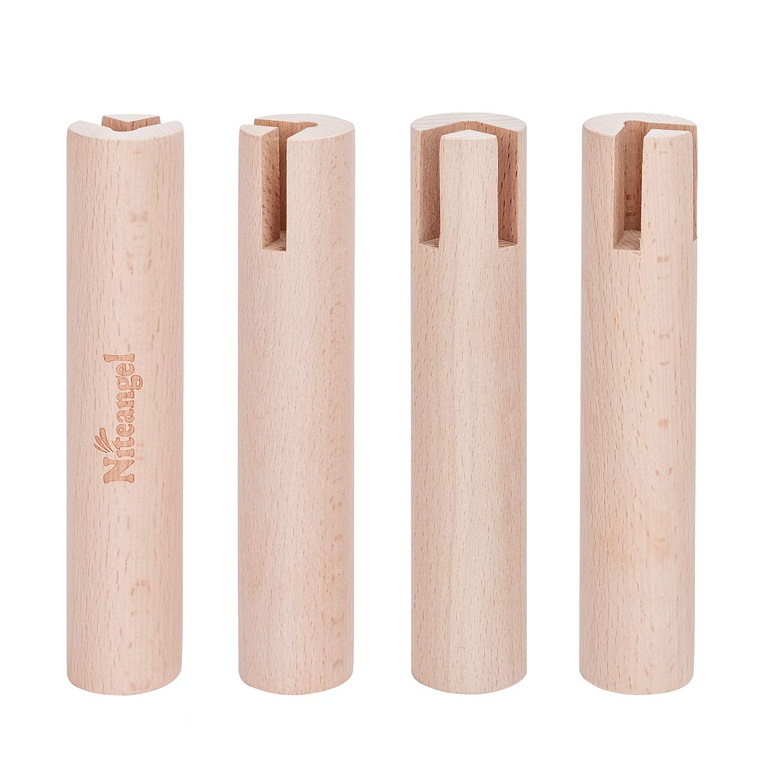 Photo 1 of Niteangel Set of Beech Stilts for Elevating & Safely Setting Multi-Chamber Series Maze House (Set of 4 Stilts (5.9'' H))