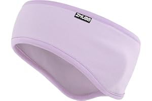 ZMUBB Fleece Ear Warmers for Men Women - Winter Headband Ear Muffs Ear Covers for Cold Weather Running Cycling Ski (purple)