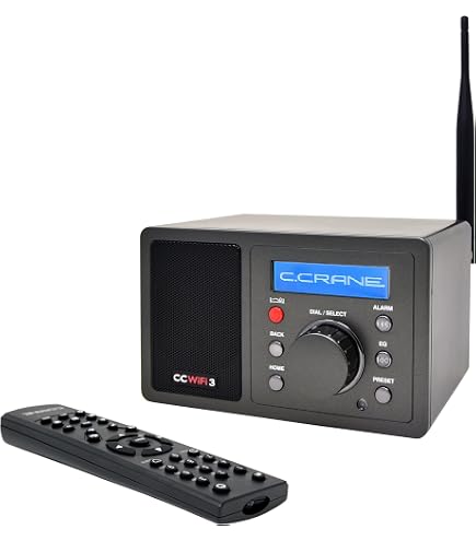 Ocean Digital WR336N – Radio Internet WiFi Portatile Con Batteria, Bluetooth, Display A Colori 2,4" E 4 Tasti Preimpostati