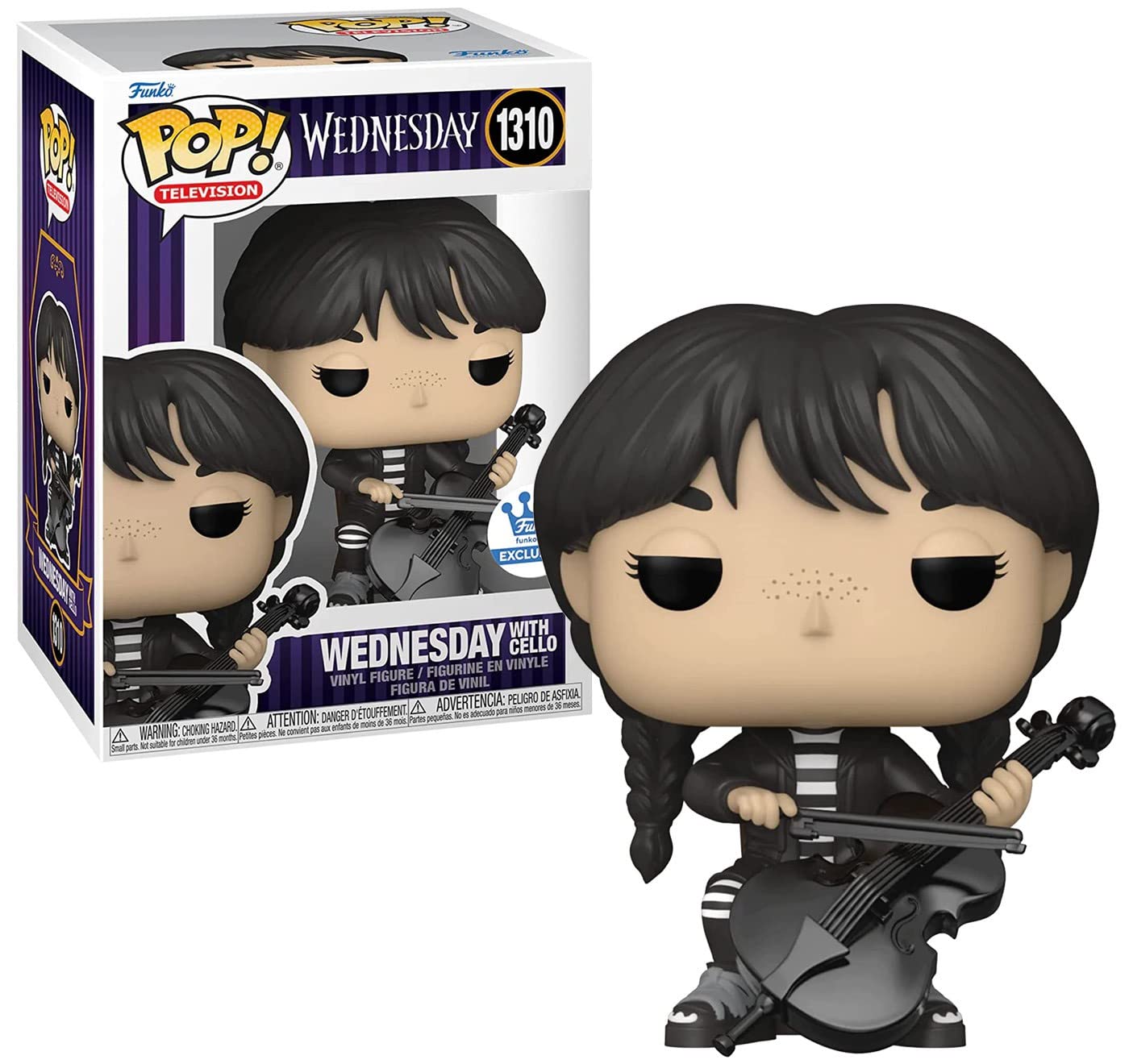 Funko 68292 Pop! Television: Wednesday - Wednesday with Cello Exclusive #1310