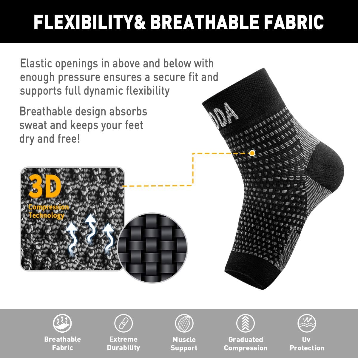 AVIDDA Plantar Fasciitis Socks 2 works - Image 5
