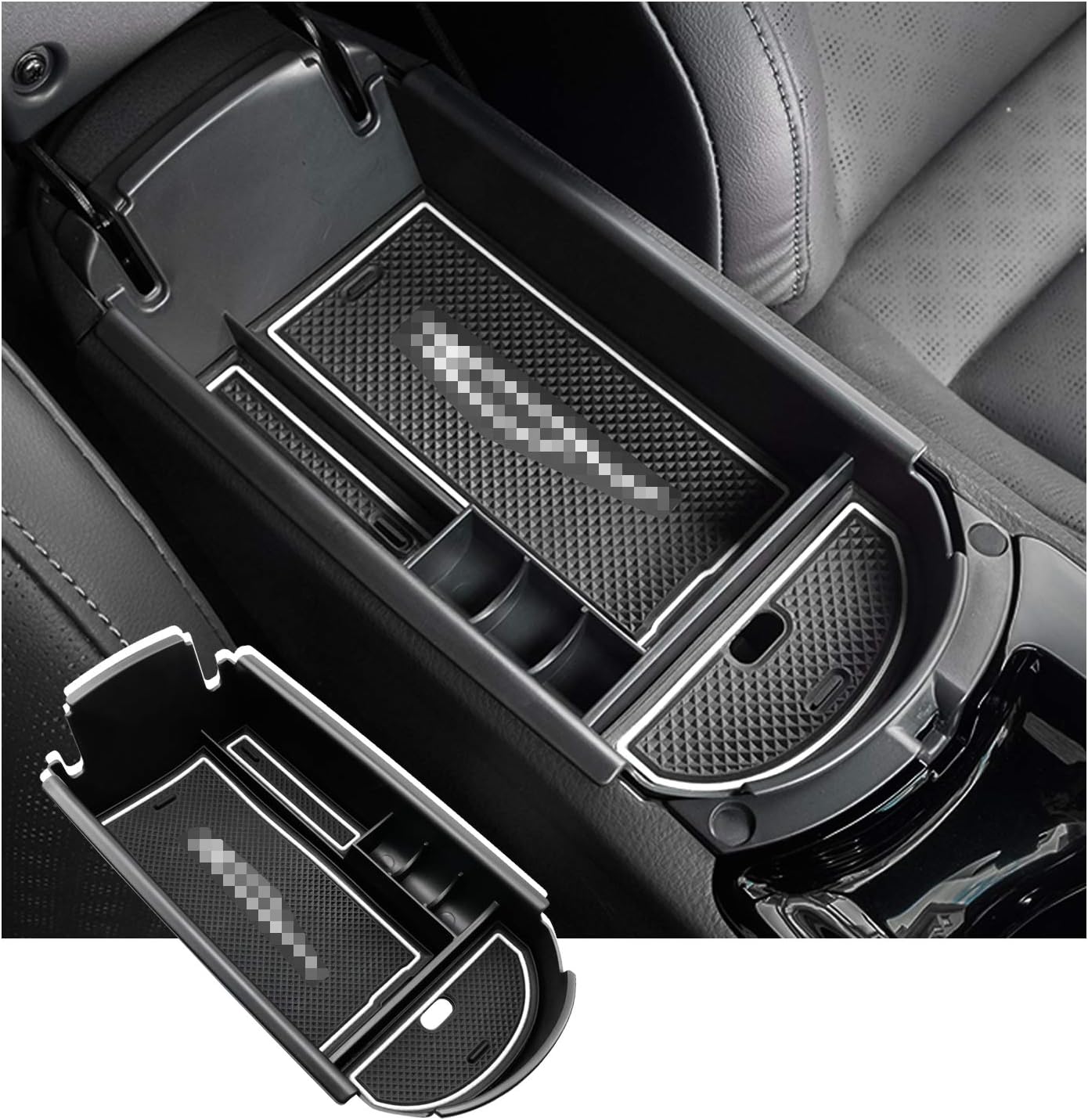 SHAOHAO 2022 C-HR Console Tray 2022 Toyot*a CHR Center Console Tray Fit for 2018 2019 2020 2021 2022 C-HR Center Console Organizer Tray 2022 C-HR Console Organizer for 2022 Toyota C-HR ZYX10 NGX50
