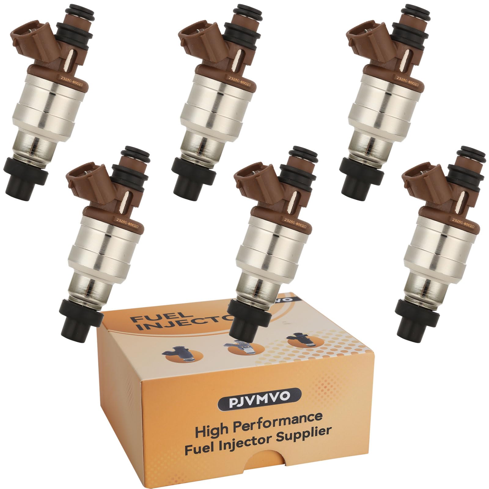 Photo 1 of 23250-65020 1989-1995 3VZ-E 3.0L Fuel Injectors,Compatible with/Toyota 3.0 Pickup 4Runner 1989-1995, T100 Pickup 1993-1994, |1 Holes| |Set of 6|