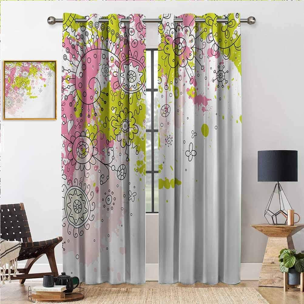 Cortinas de dormitorio para sala de estar, habitación infantil, 213 x