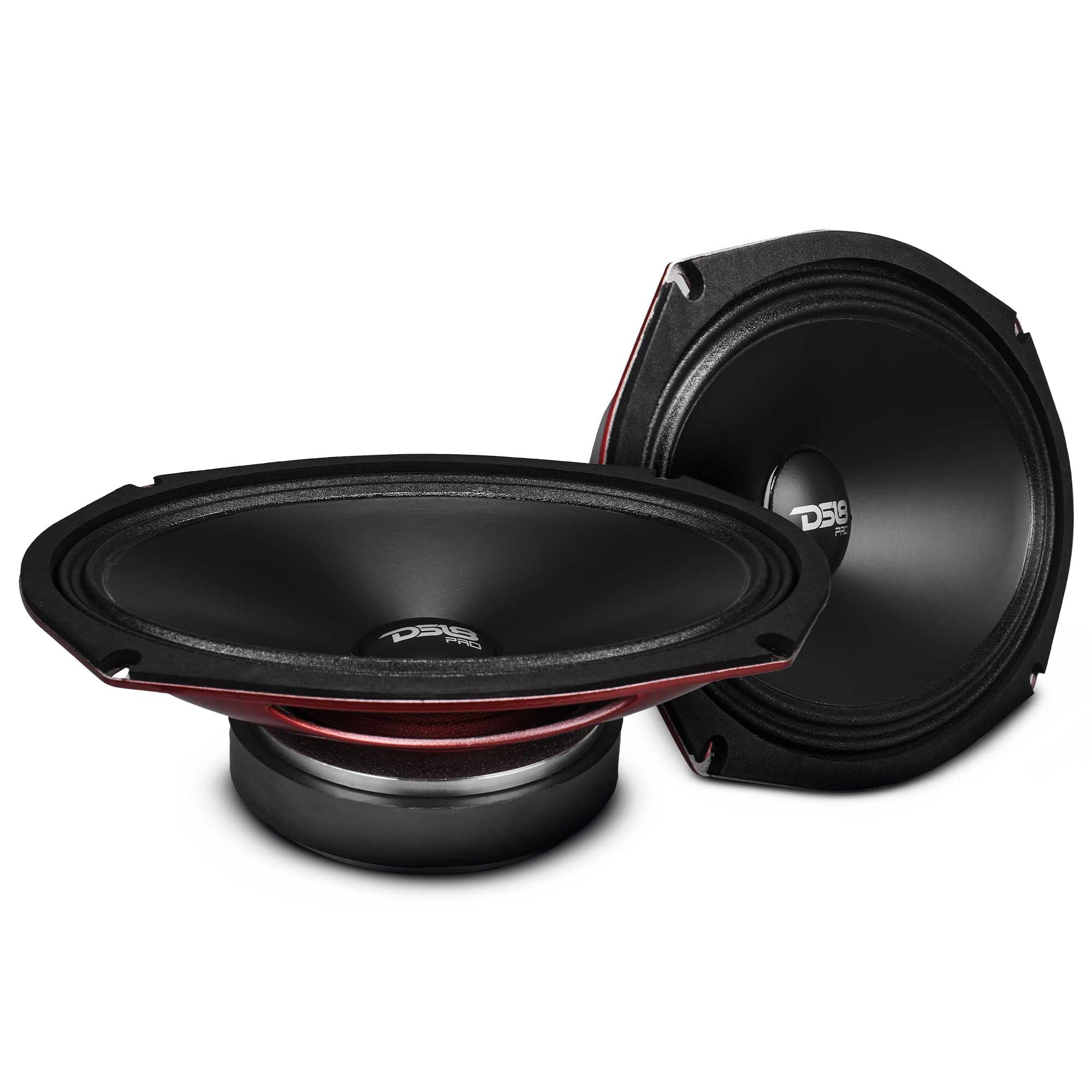 DS18 PRO-SM69.2 6x9 Shallow Water Resistant Cone Mid-Range Loudspeaker 500W Max Power, 250W RMS, 2 Ohms - Perfect for Motorcycle Applications (1 Speaker)