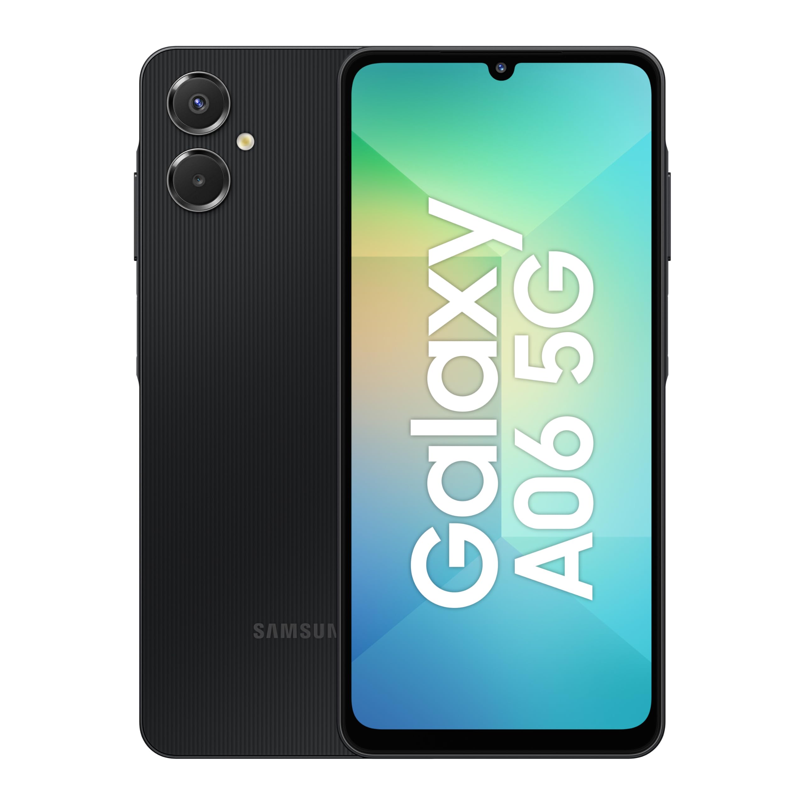 Samsung Galaxy A06 5G (Black, 6GB RAM, 128GB Storage) | 50MP Dual Camera | 4 Gen OS Upgrades | IP54 Rating | Voice Focus