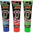PKM CANDIES - 3 Pack Assorted Viper Venom Sour Squeeze Liquid Candy 3 Flavors