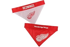 PETS FIRST NHL Detroit Red Wings Bandana for Dogs & Cats, Large/X-Large. - Cute & Stylish Bandana! The Perfect Hockey Fan Scarf Bandana, Great for Birthdays Or Any Party!