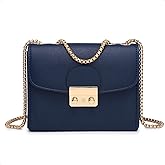 Dasein Women Small Crossbody Bag Designer Evening Bag Clutch Purse Handbag for Wedding/Prom/Party with Double Chain Strap | Small, Designer